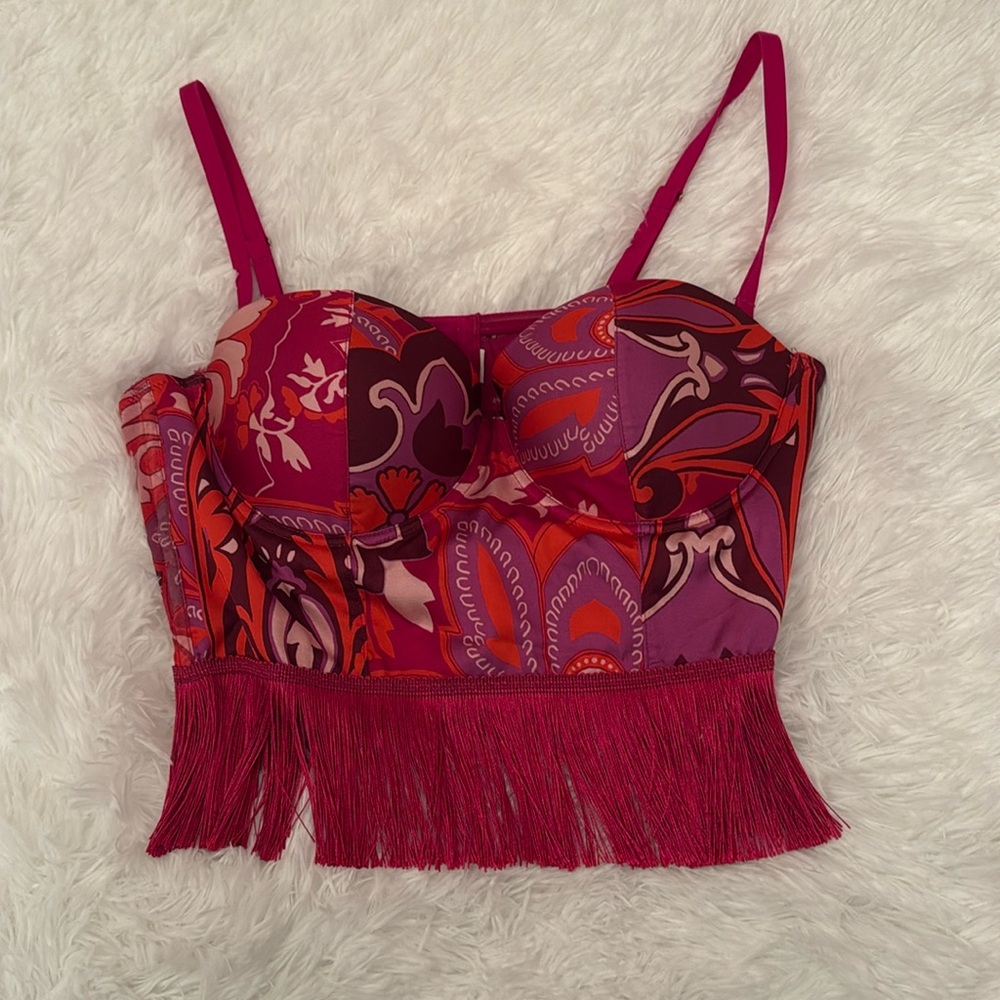 Intimissi Pink Fringe Corset